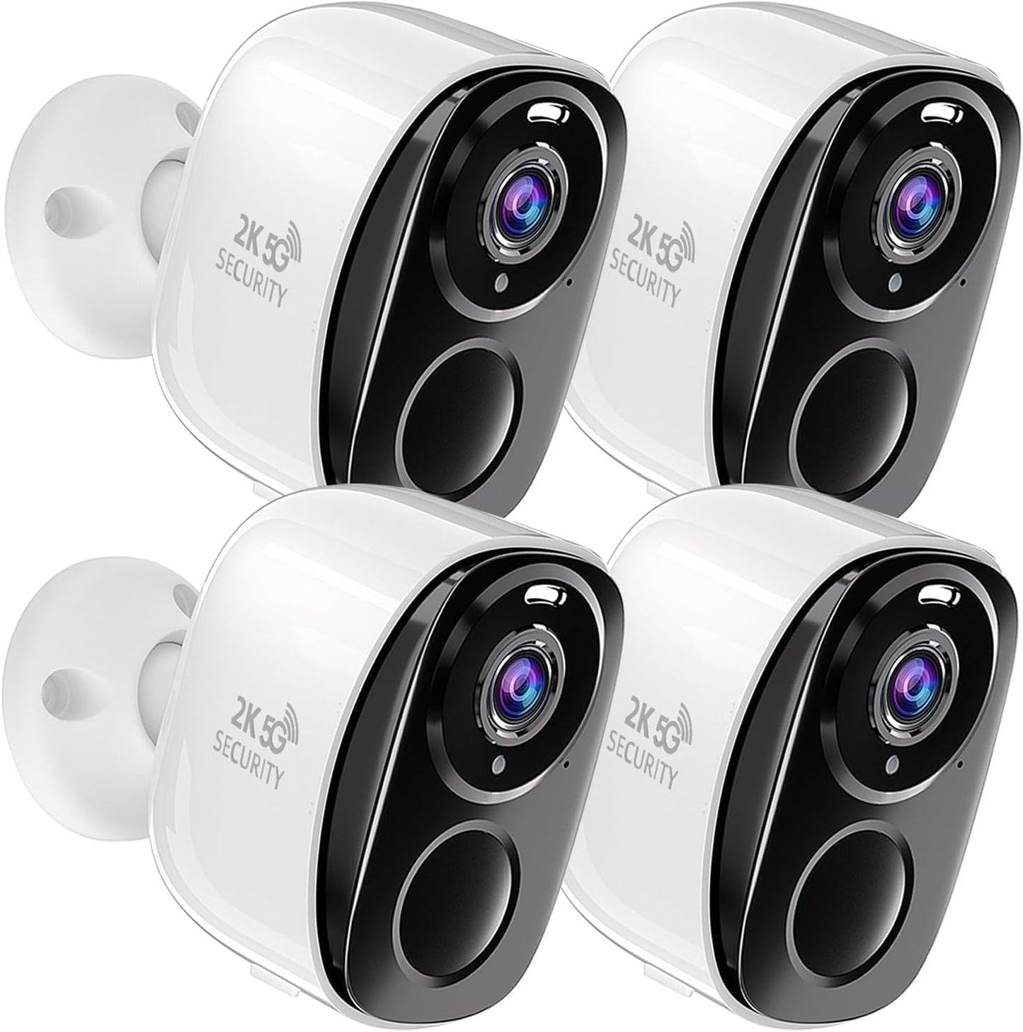 5G/2.4G Wireless Outdoor Camera: AI Motion Detection, Color Night Vision
