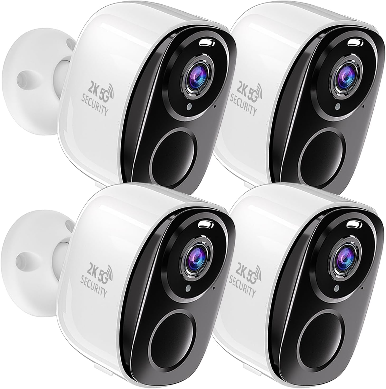 5G/2.4G Wireless Outdoor Camera: AI Motion Detection, Color Night Vision