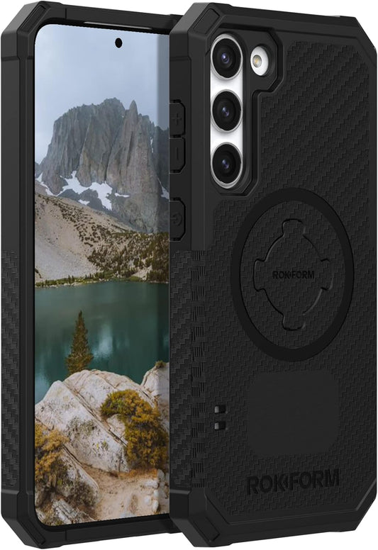 Rugged Galaxy S23 Plus Case with Magnetic Twist Lock Feature