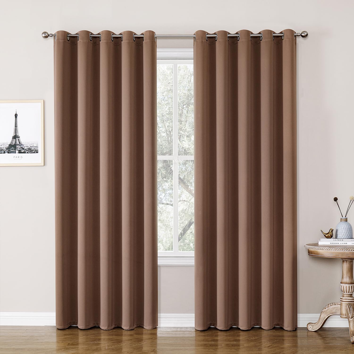 Blackout Curtains for Bedroom - 70 in Wide Thermal Insulated