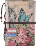 Leather Journal Notebook Vintage Travel Journal - Refillable