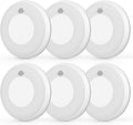 Fire Alarms Smoke Detectors with 10-Year Battery Life - 6 Pack