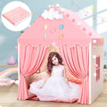 Kids Play Tent with Mat for Girls Princess Castle Playhouse - Large