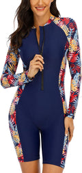 Halcurt Women's Boyleg One Piece Rash Guard - UPF50+ Full Coverage 7