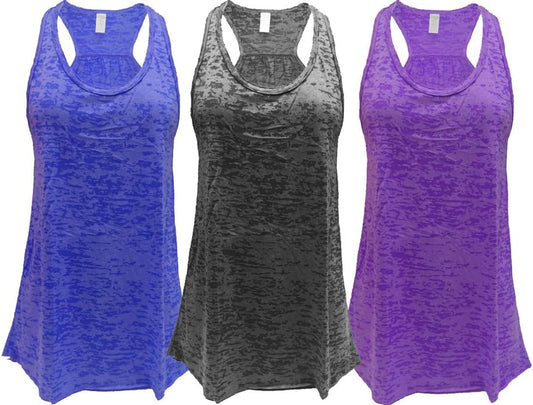 Epic MMA Gear Flowy Racerback Tank Top for All Sizes Pack of 3