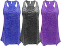 Epic MMA Gear Flowy Racerback Tank Top Pack of 3 - Soft, Relaxed Fit