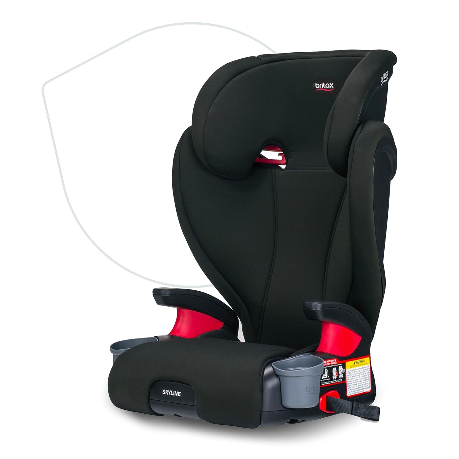 BRITAX Skyline Booster Seat - Versatile 2-Stage Design