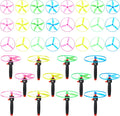 Exciting 36 Pcs Flying Disc Toy Set w/ String Launchers - Outdoor Fun!