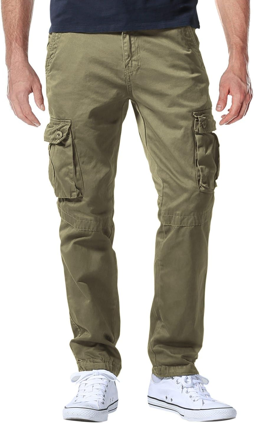Match Men's Casual Wild Cargo Pants for Outdoor Adventures