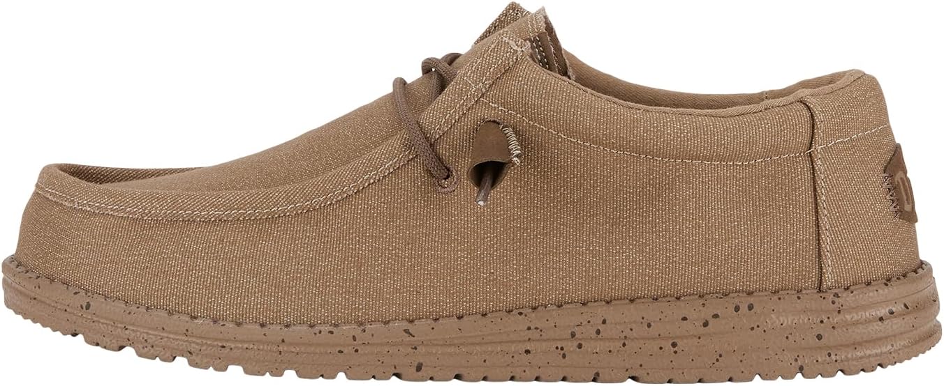 Hey Dude Men's Wally Canvas Mono Slip-on Loafers for Comfort