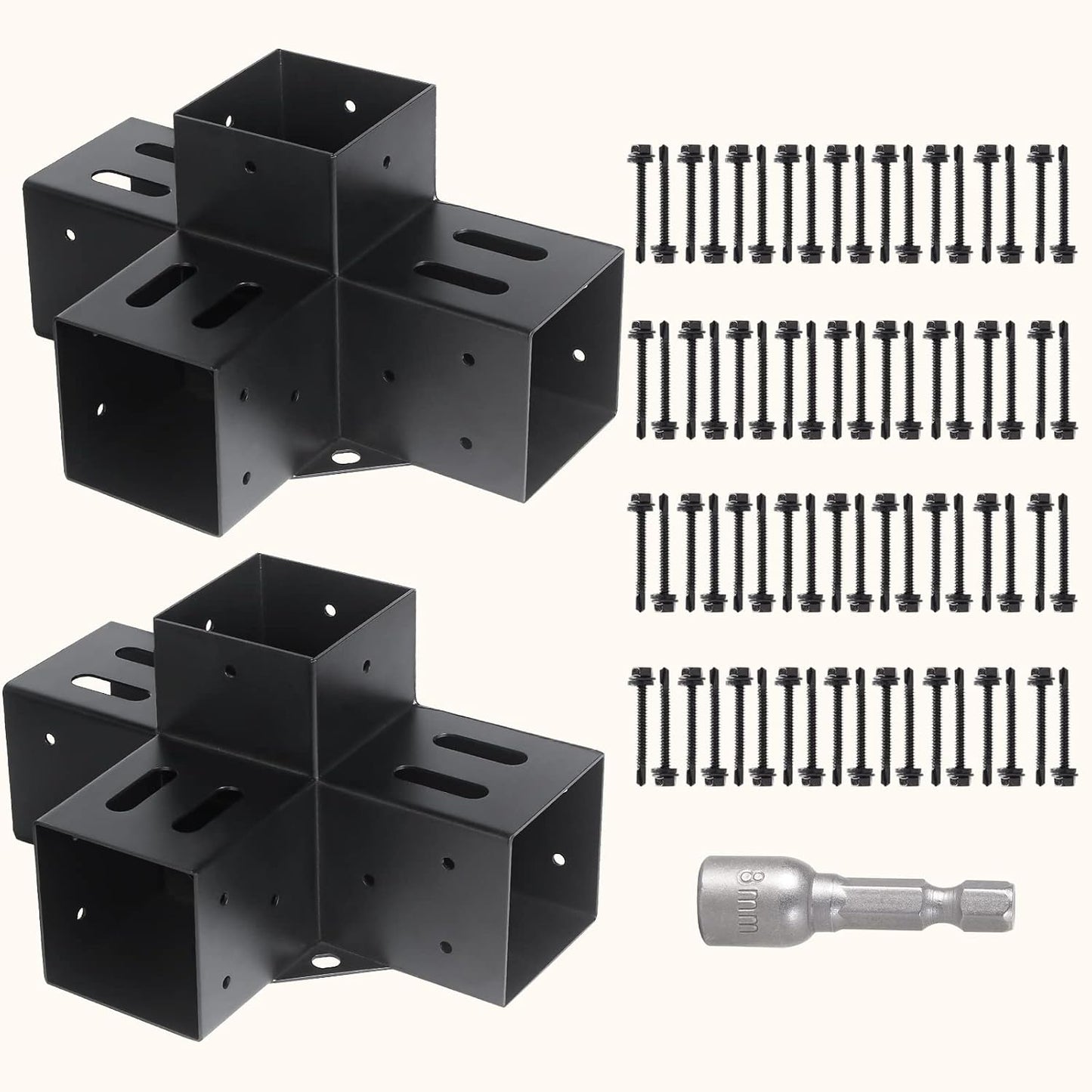 4x4 Pergola Brackets for Sturdy DIY Outdoor Structures