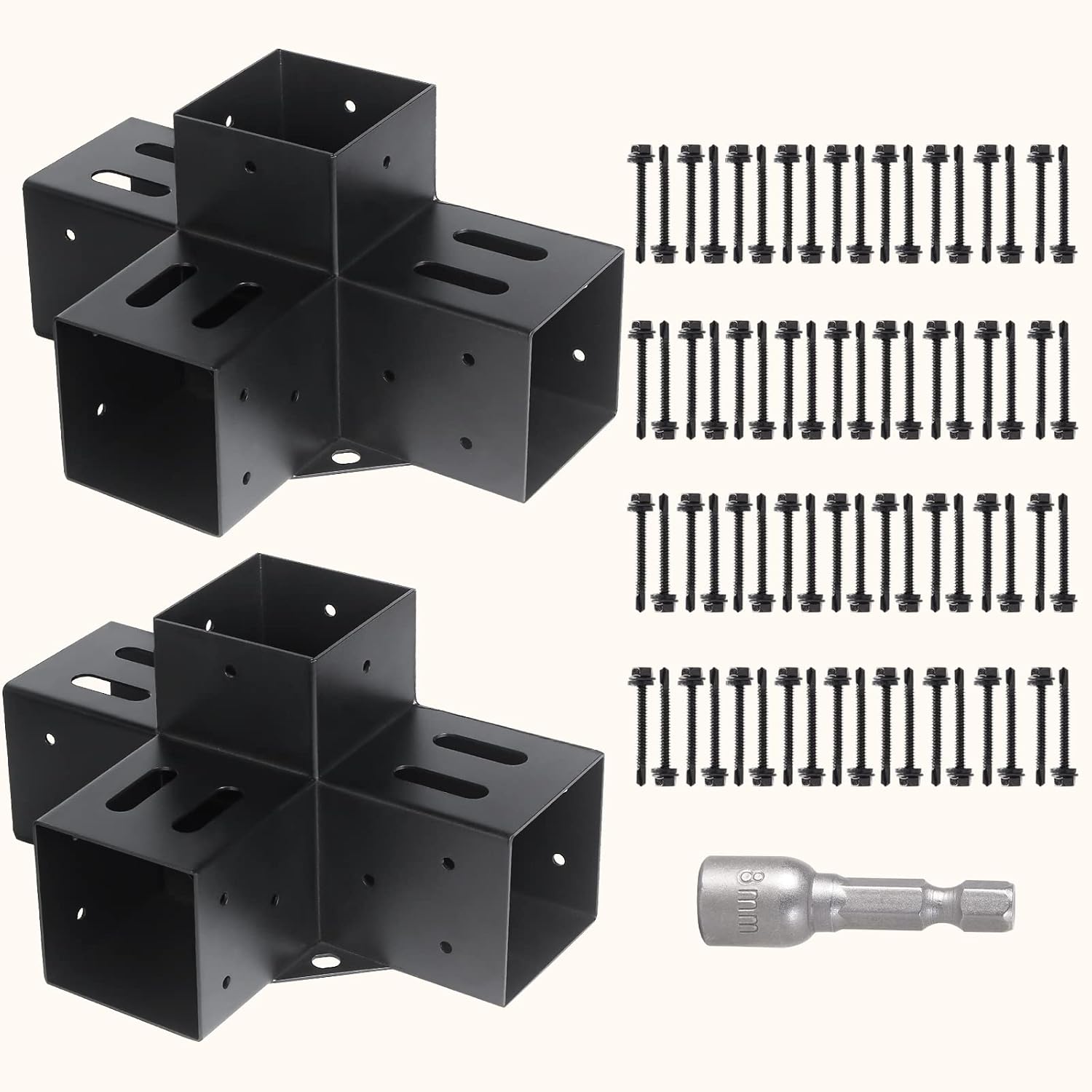 4x4 Pergola Brackets for Sturdy DIY Outdoor Structures