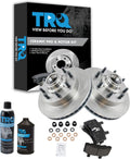 Front Ceramic Disc Brake Pad & Rotor Kit Compatible with Chevy GMC