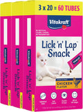Vitakraft Lick 'n' Lap Snack Cat Treat Chicken Value-Pack 60pk