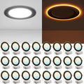 Amico 6 in Black LED Recessed Light with Night Light - Selectable 5CCT