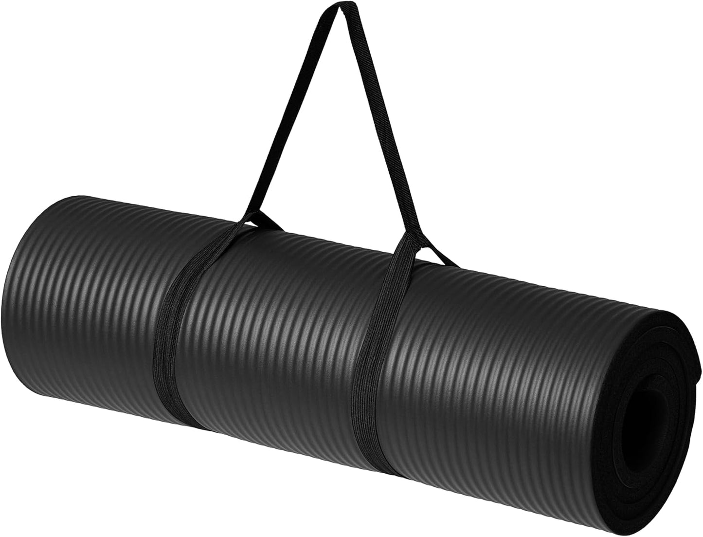 Basics Extra Thick Yoga Mat - Carry Strap Included