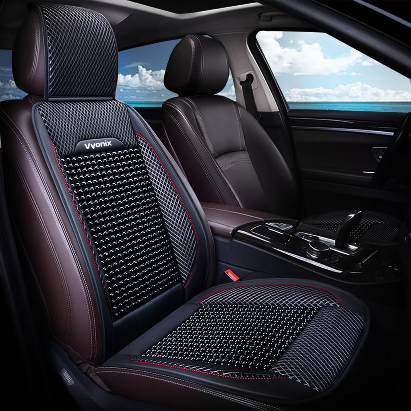 Beaded Seat Covers for Cars - Breathable, Massage & Support