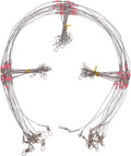 Fishing Leaders Stainless Steel Saltwater Wire Rig with Swivels