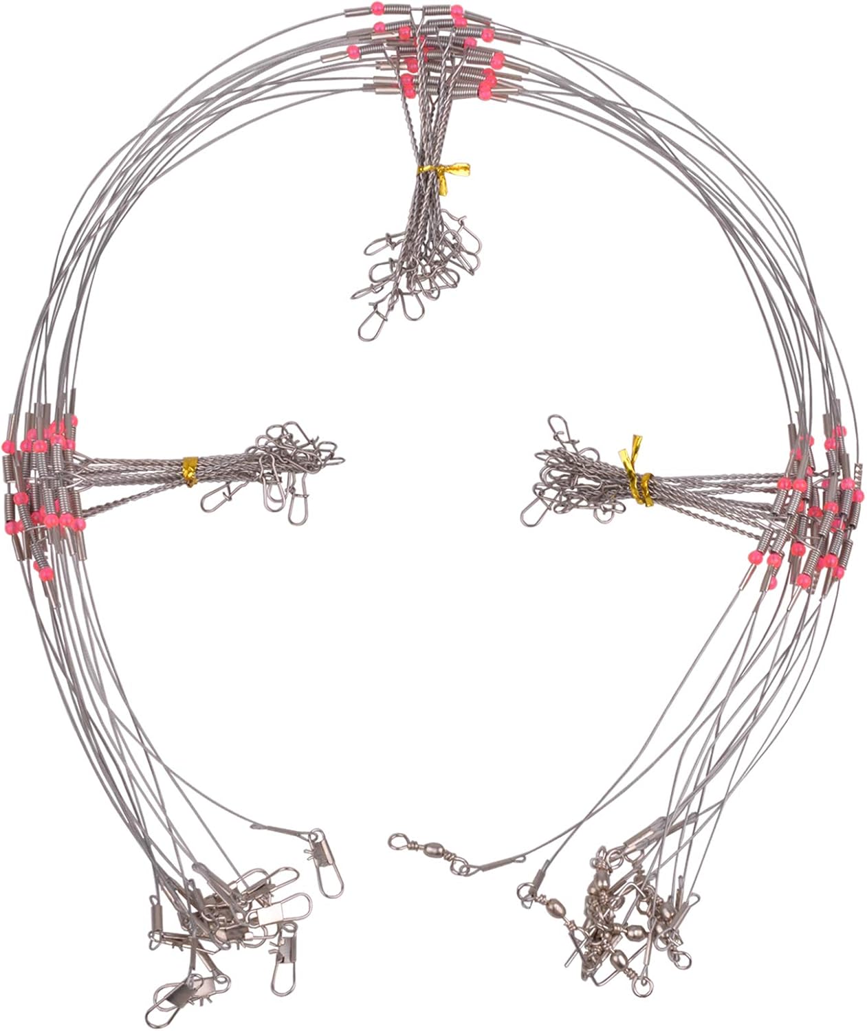 JSHANMEI Fishing Leaders: High Strength Stainless Steel Wire Rig