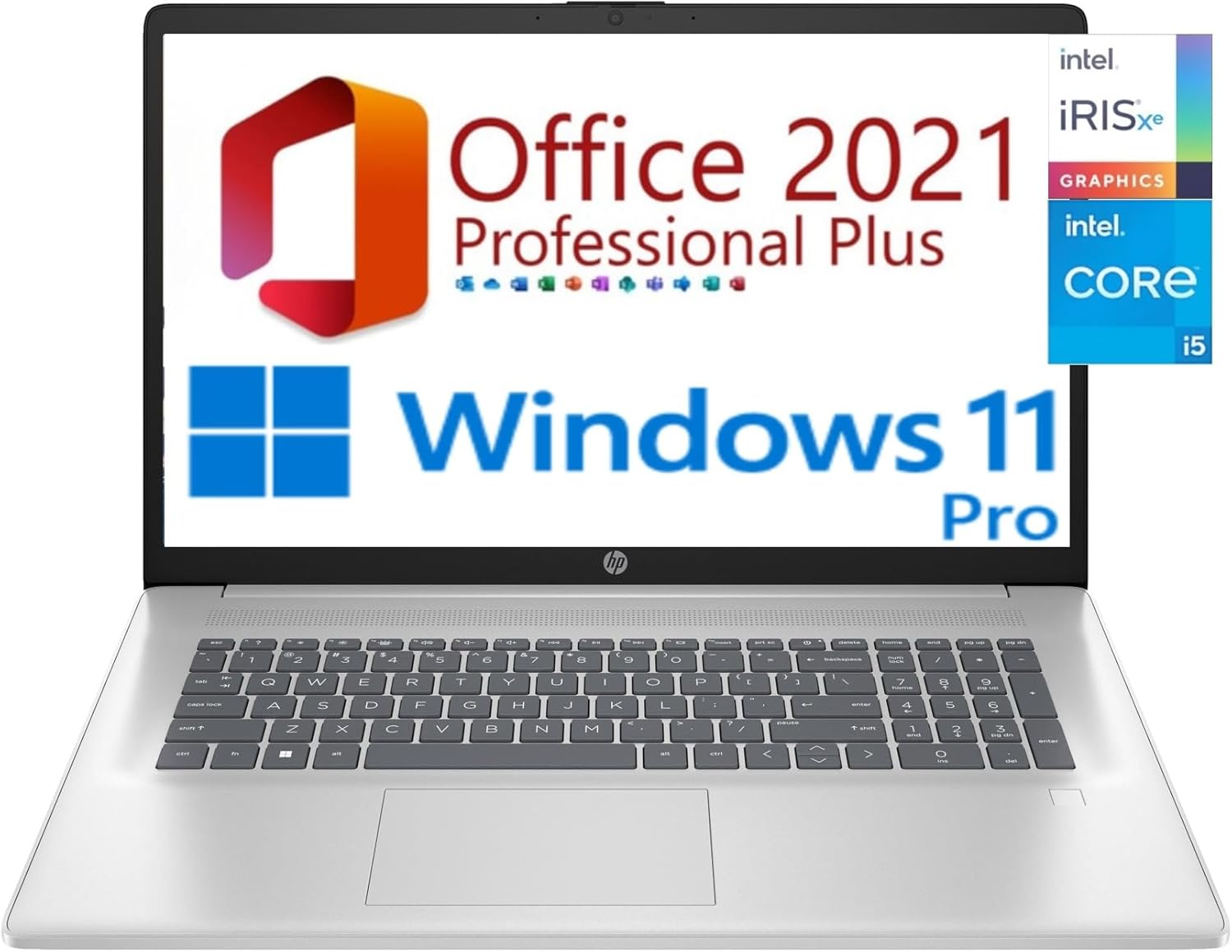 HP 17.3 HD+ Business Laptop with 13th Gen Intel Core i5