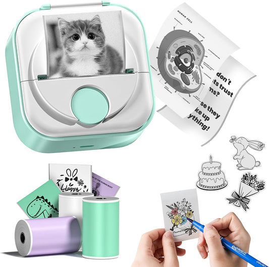 Itari Mini Sticker Printer - Portable Thermal Inkless Label Maker