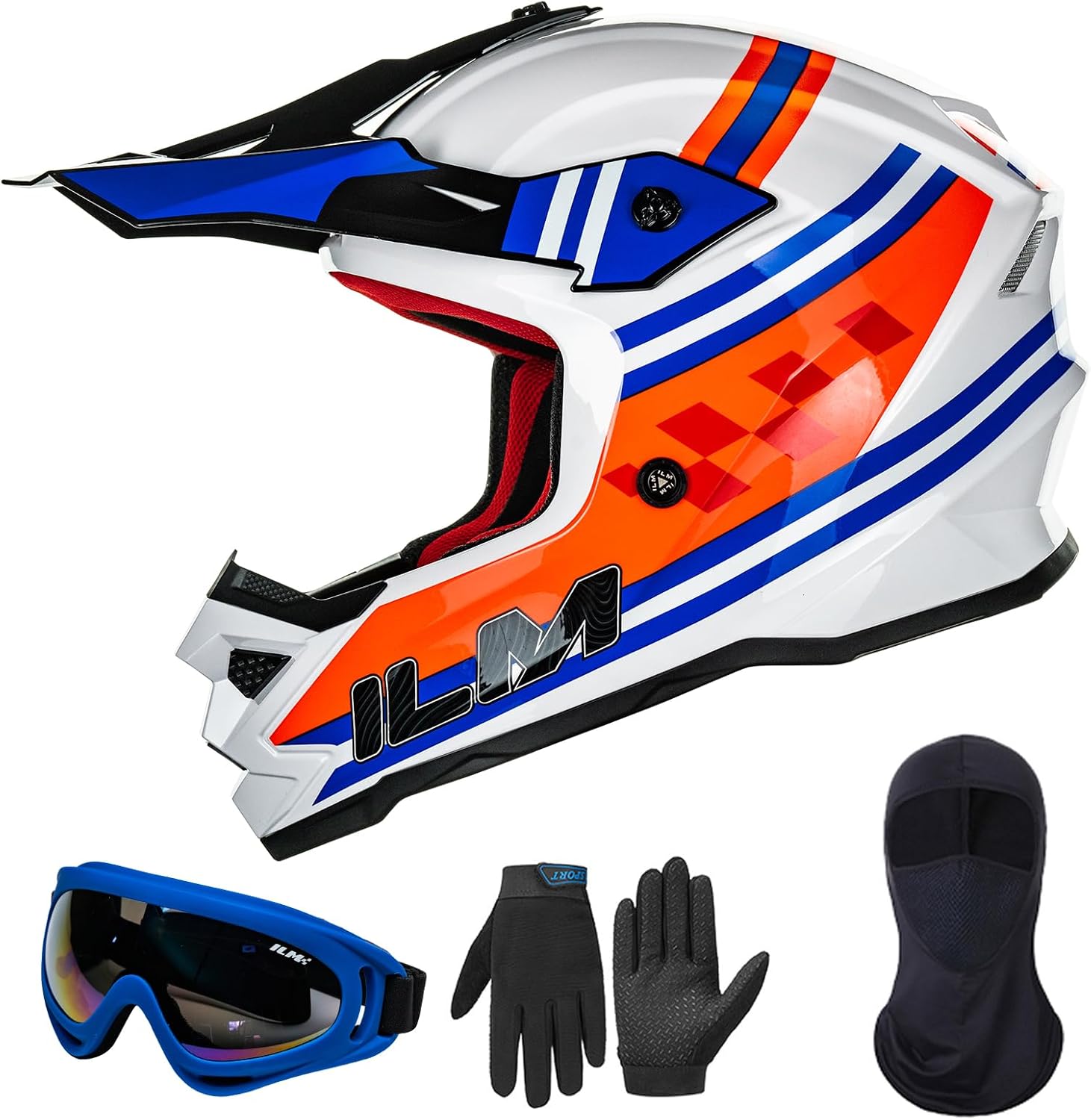 ILM Youth ATV Helmet for Kids - Lightweight Safety Gear