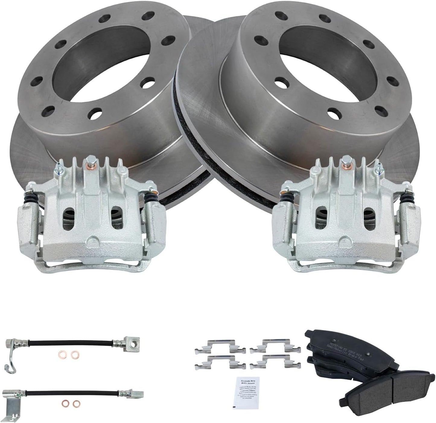 TRQ Brake Pad & Rotor Kit for 2002-2004 Ford F-250 Super Duty