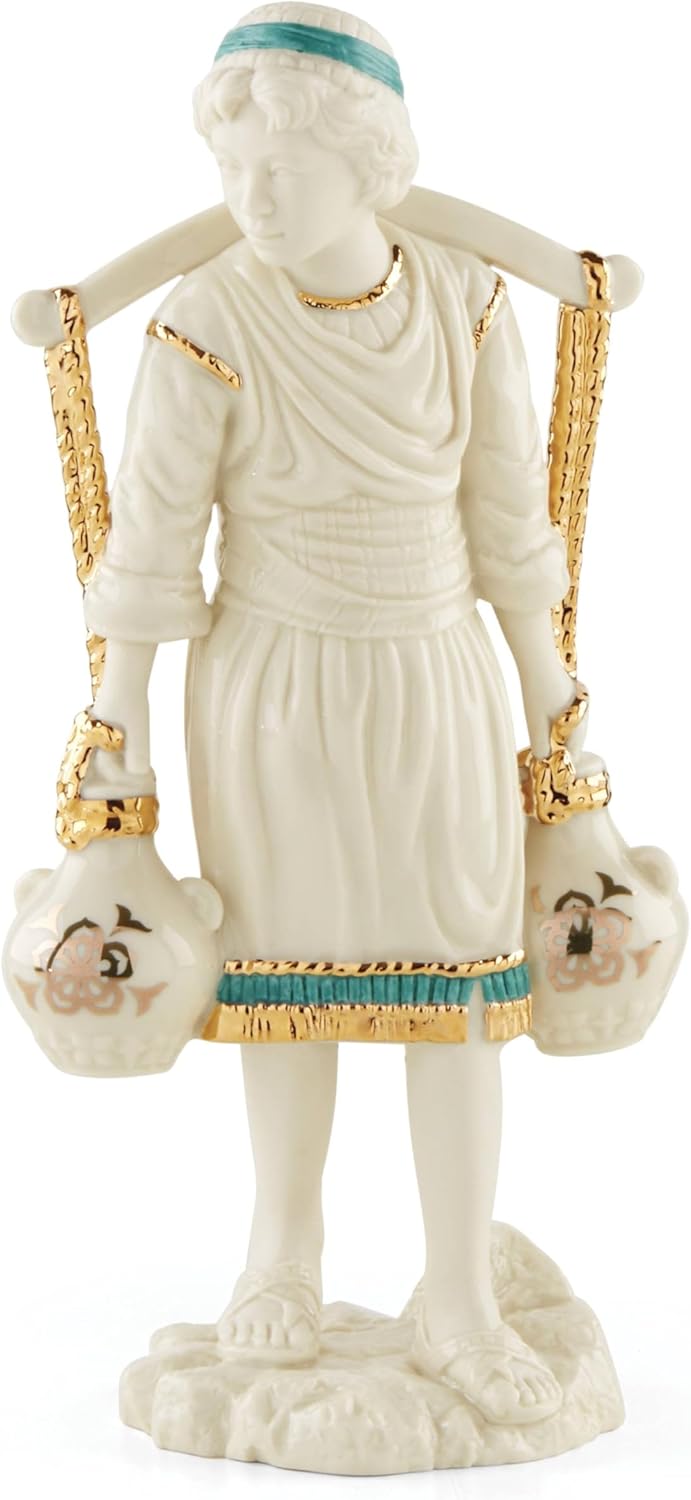 Lenox First Blessing Water Boy Figurine with 24K Gold Accents