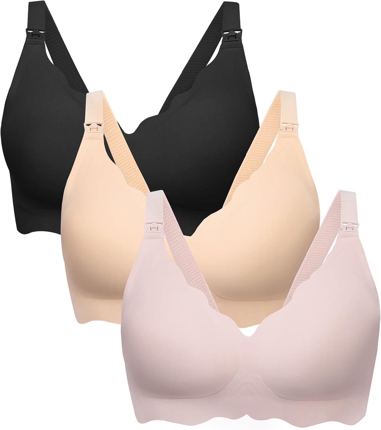 Ultra Comfort Nursing Bras for Breastfeeding by Angelhood
