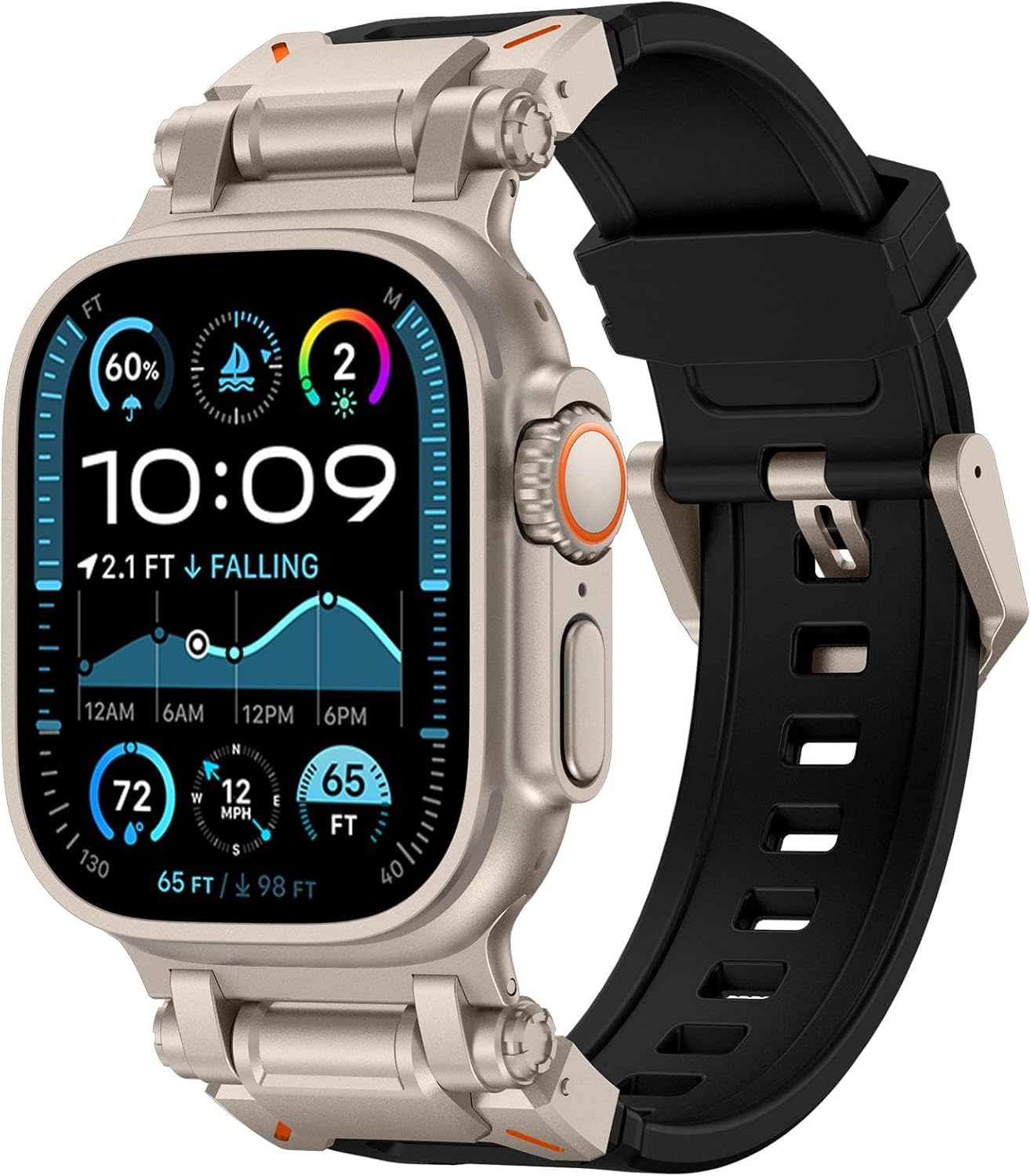 Silicone Rubber Band for Apple Watch Series - Comfort & Style!