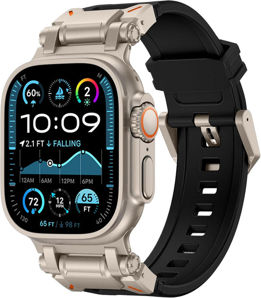 Silicone Rubber Band for Apple Watch Series - Comfort & Style!