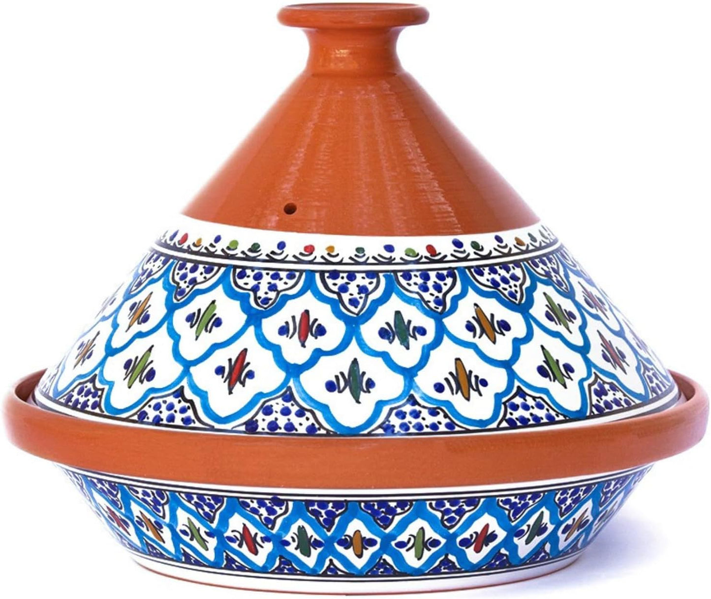 Kamsah Tagine Pot - Large Clay Pot for Flavor Enrichment