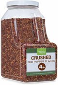 TOSS Crushed Red Pepper Flakes Bulk 4 LB - Bright Heat for Cooking