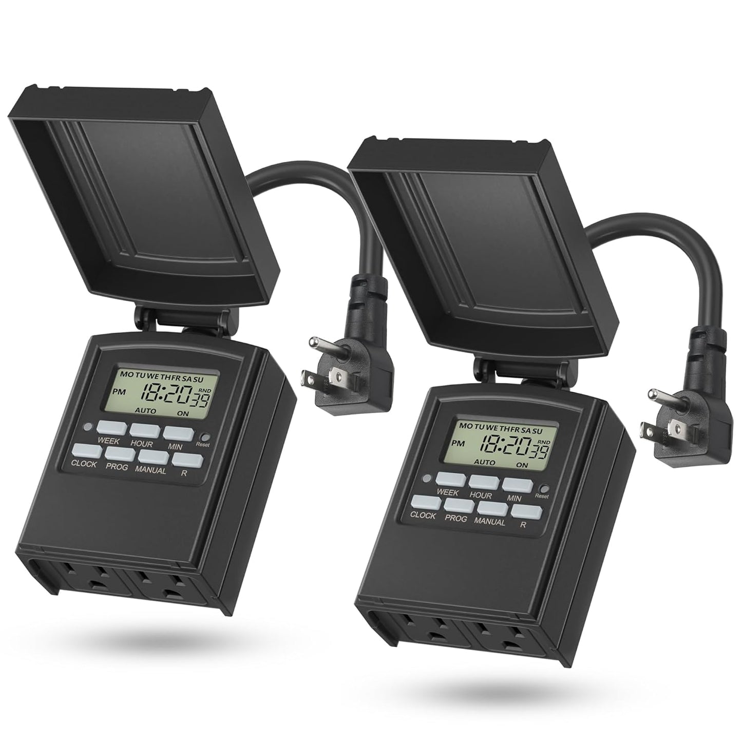 BN-LINK 7 Day Outdoor Heavy Duty Digital Timer for Lights