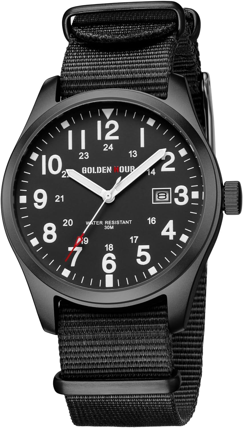 GOLDEN HOUR Men's Glowing Hands Watch