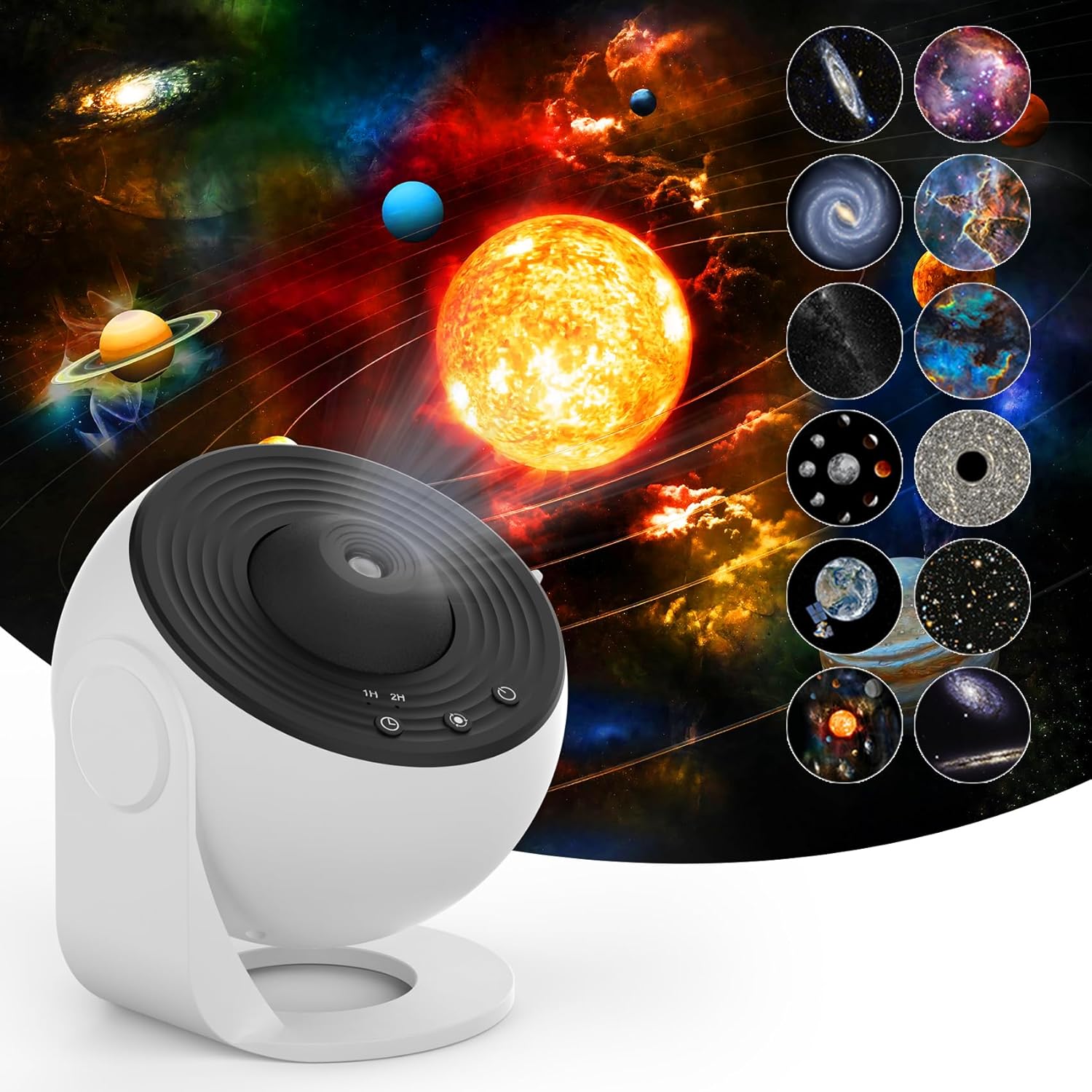 FLEVO Galaxy Projector: Realistic Starry Sky Night Light