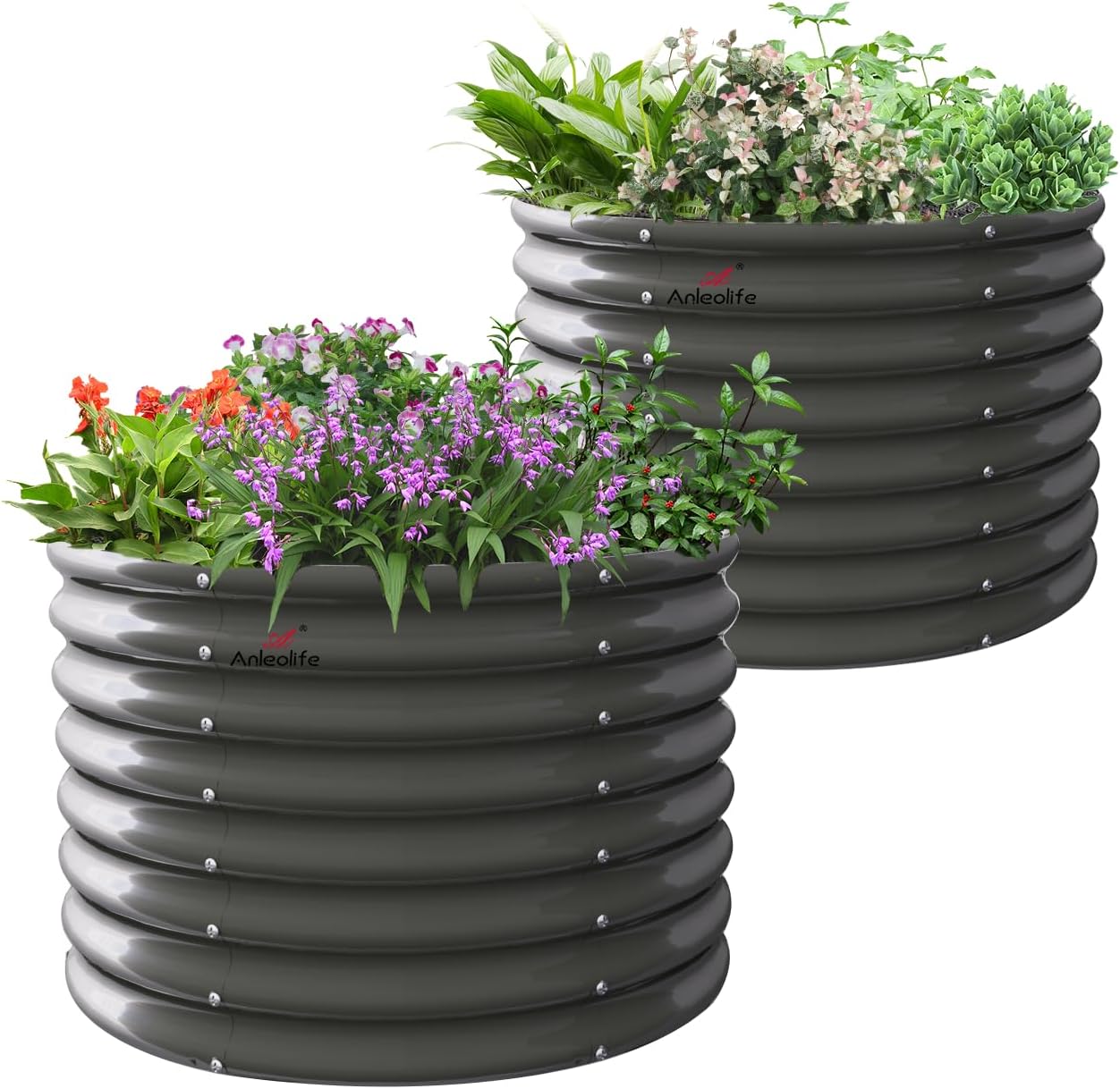 Galvanized Raised Garden Beds for Vegetables and Flowers