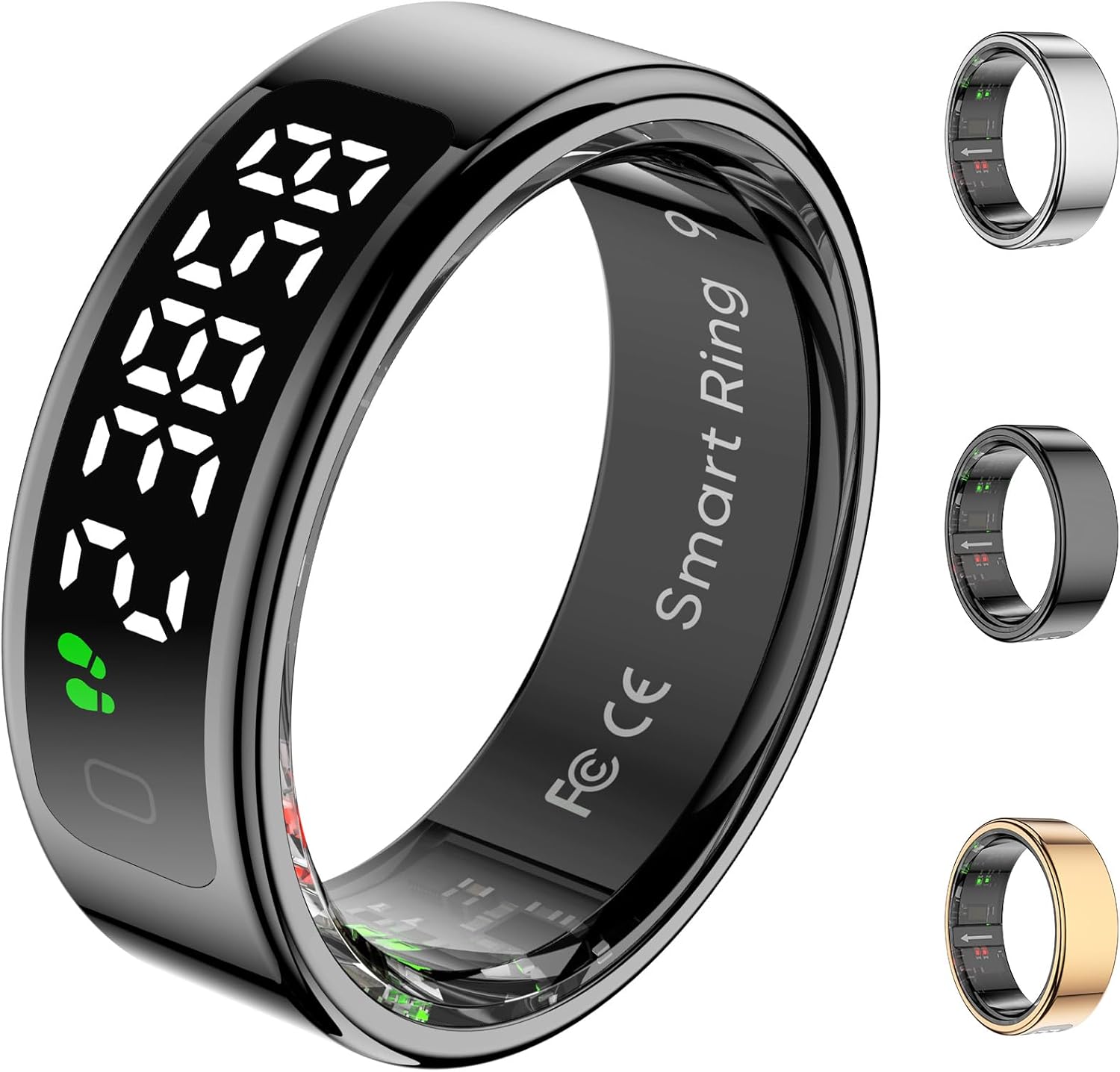 Smart Rings for Men with Display Screen for Health Tracking