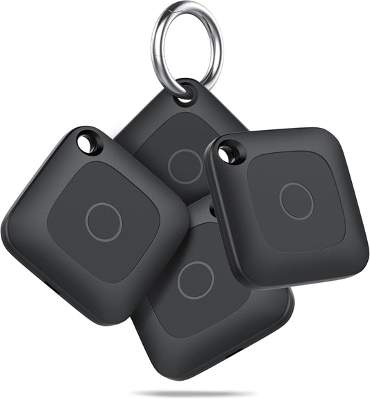 Hoxe Bluetooth Key Finder 4-Pack - Track Keys Anywhere!