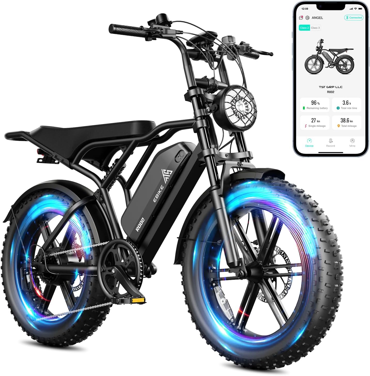 TST Electric Bike for Adults with 1500W Motor and 110 Miles Range