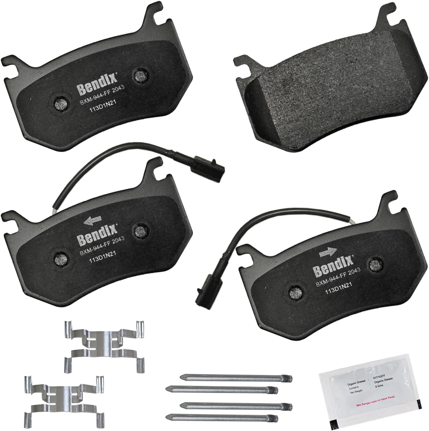 Bendix Priority1 CFM2043 Semi-Metallic Brake Pads for Alfa Romeo