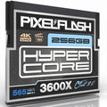 PixelFlash 256GB CFast 2.0 Card 3600X HyperCore - Pro Video Storage