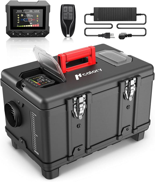 HCALORY 8KW Diesel Air Heater - Altitude Mode, Portable & Powerful