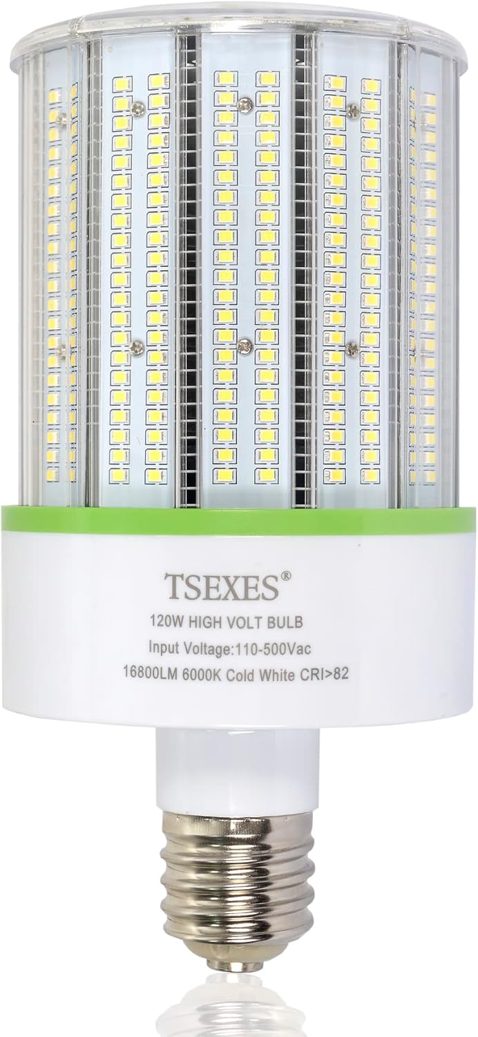 480V 347V LED Corn Cob Light Bulb 120W for 600W HID Replacement