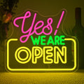 Ineonlife Open Neon Sign Light Up for Business Wall Decor