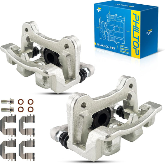 PHILTOP Rear Disc Brake Caliper Assembly for Optima Sonata 2011-2015
