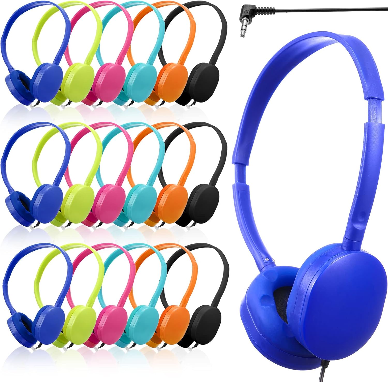 18 Pack Classroom Headphones by Konohan