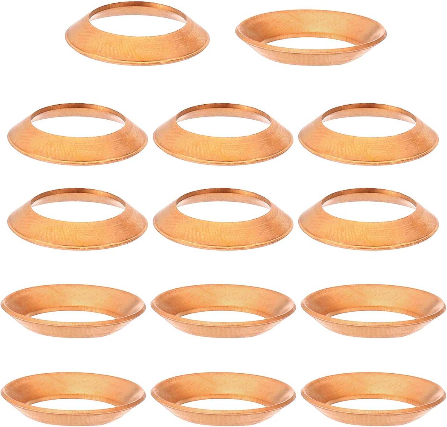 10Pcs 5/8 Copper Flare Gasket Set - Air Conditioning Essential