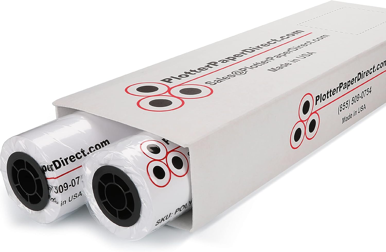 Plotter Paper Direct 30 In x 150 Ft CAD Paper Rolls for Printing