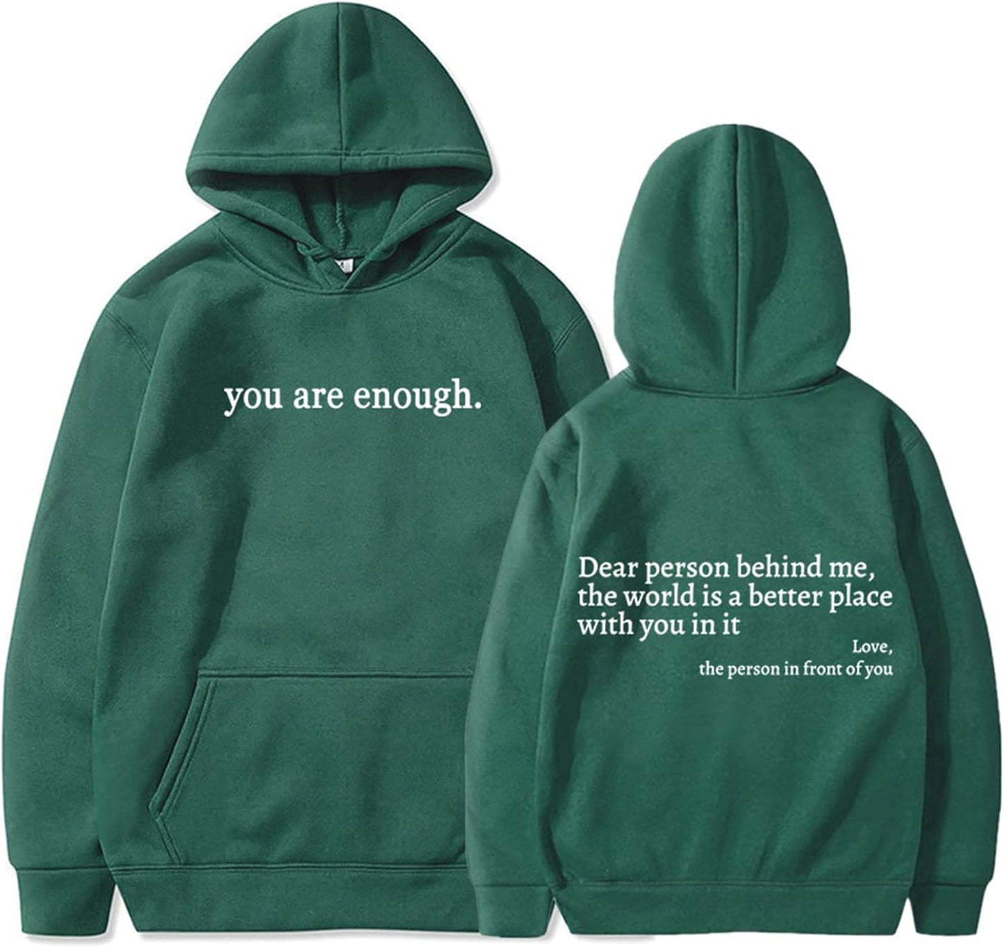 Empowering You Hoodie Women - Casual Letter Print Pullover